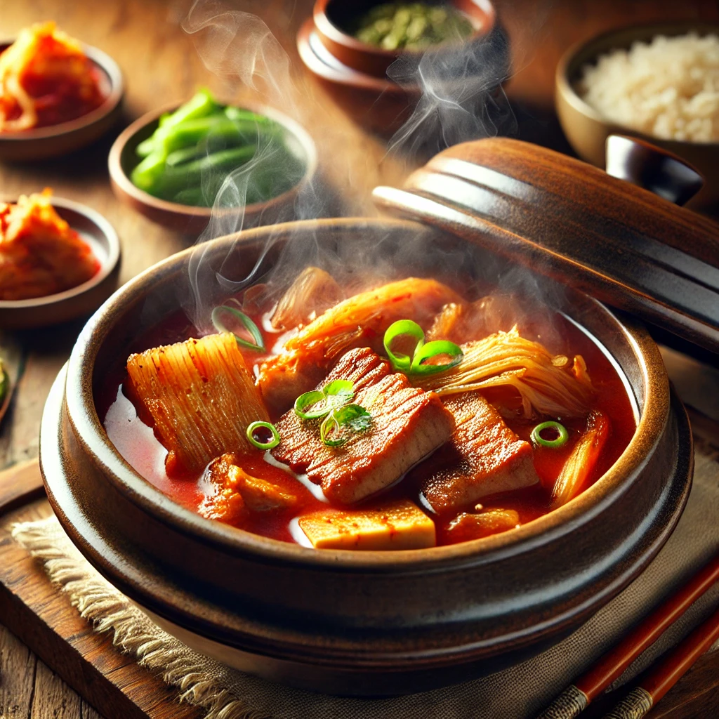 쫄대기살 김치찌개